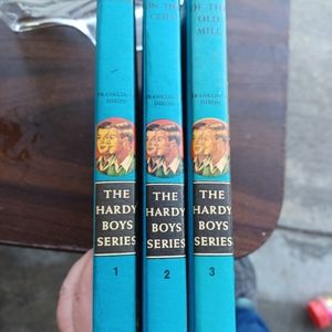 Hardy Boys hard cover books 1,2,3